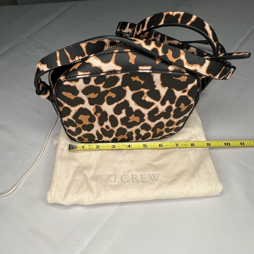 J.Crew Marlo Crossbody Bag Leopard NWOT